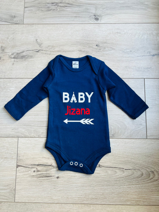 Personalized Arrow Onesie